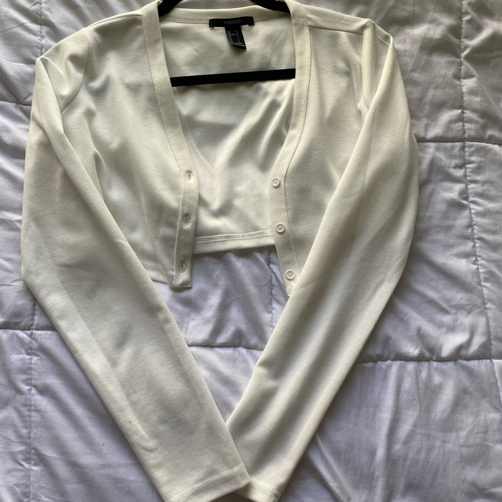 light never worn jacket in white size S